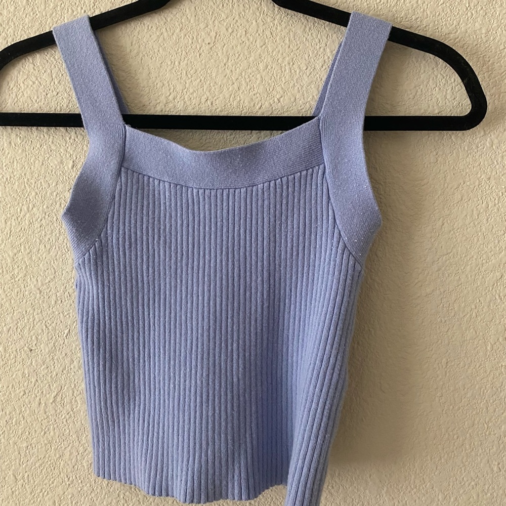 Abercrombie & Fitch Square Neck Cropped Tank